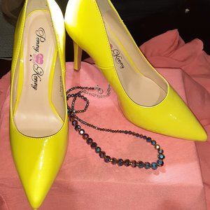 Electric Yellow High Heels